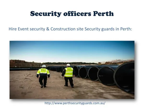 Static security officers Perth