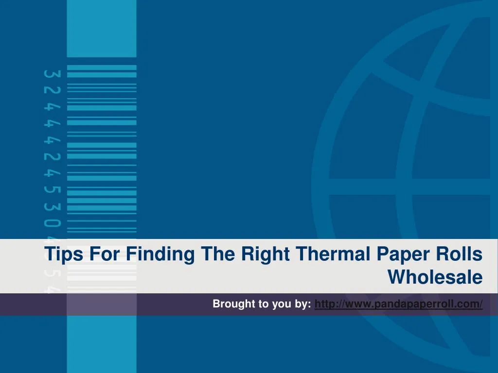 tips for finding the right thermal paper rolls wholesale