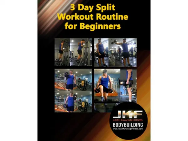 3 Day Split Workout Routine for Beginners