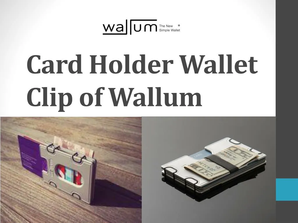 card holder wallet clip of wallum