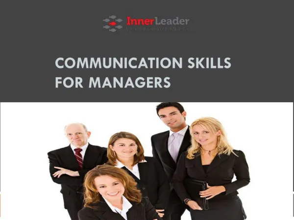 Communication Skills For Managers