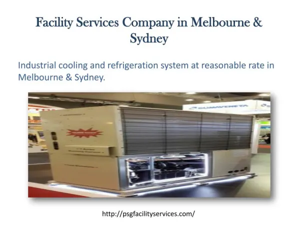 Facility Services company in Melbourne & Sydney