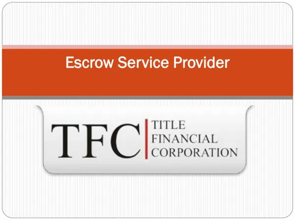 Title Financial Specialty Services