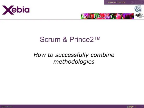 Scrum Prince2