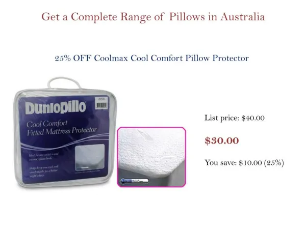 Get a Complete Range of Pillows, Towels & Blankets in Australia