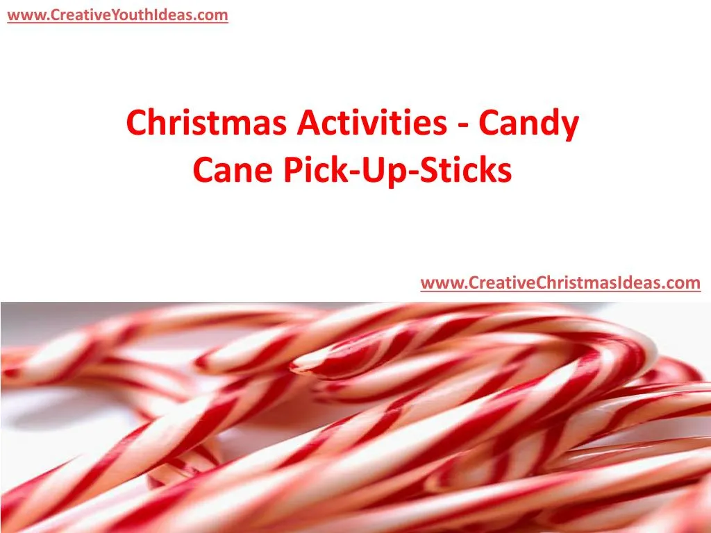 christmas activities candy cane pick up sticks