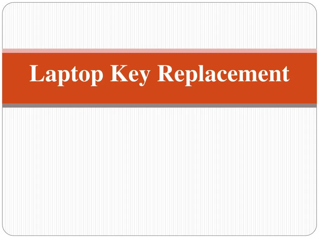 laptop key replacement