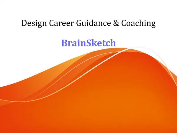 Design Career Guidance & Coaching