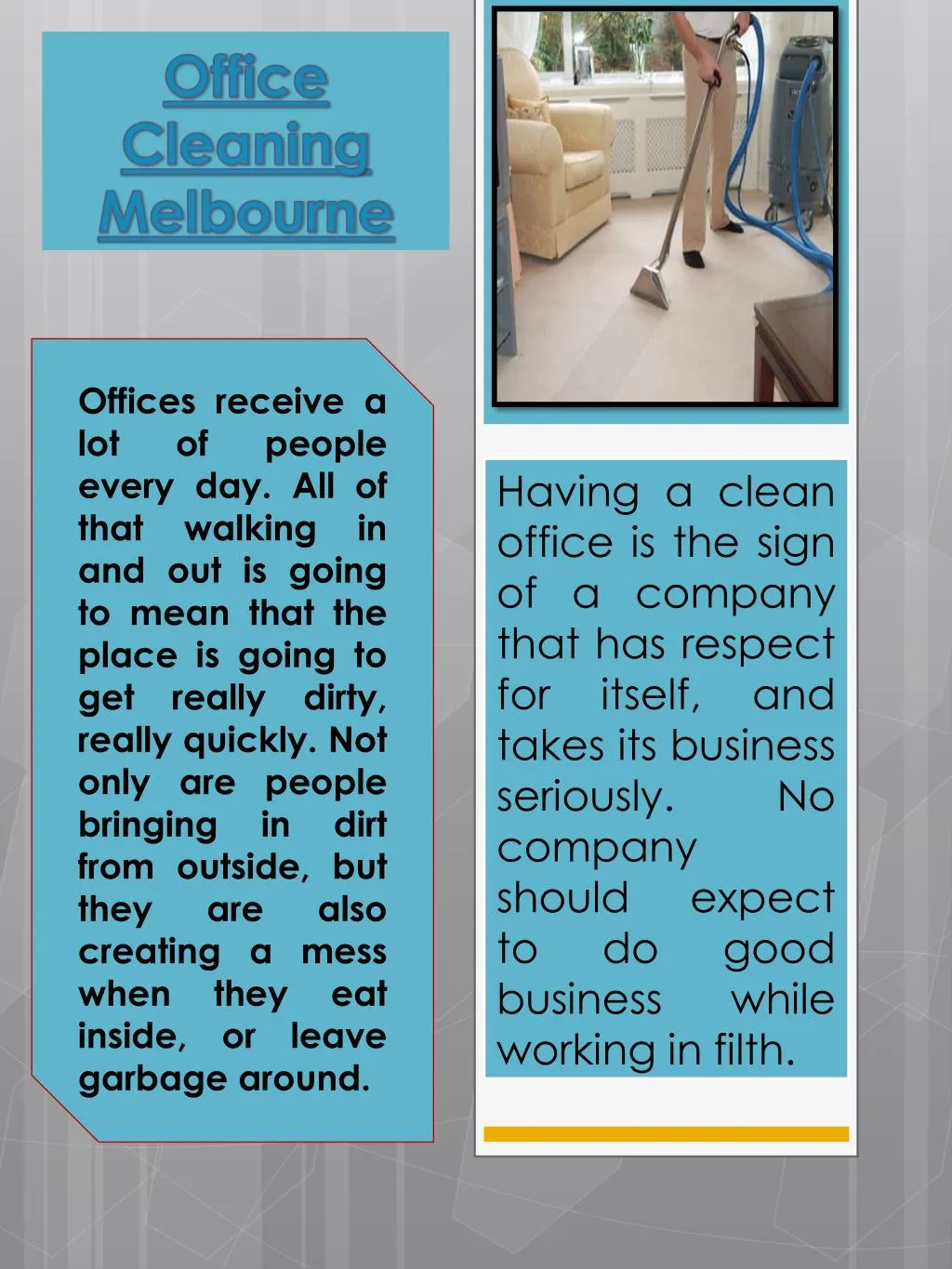 office cleaning melbourne