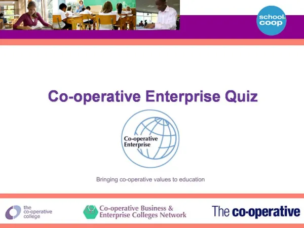 Co-operative Enterprise Quiz