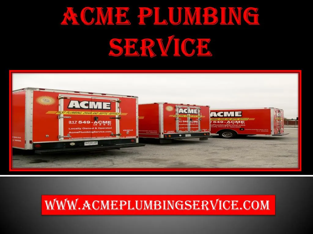 acme plumbing service