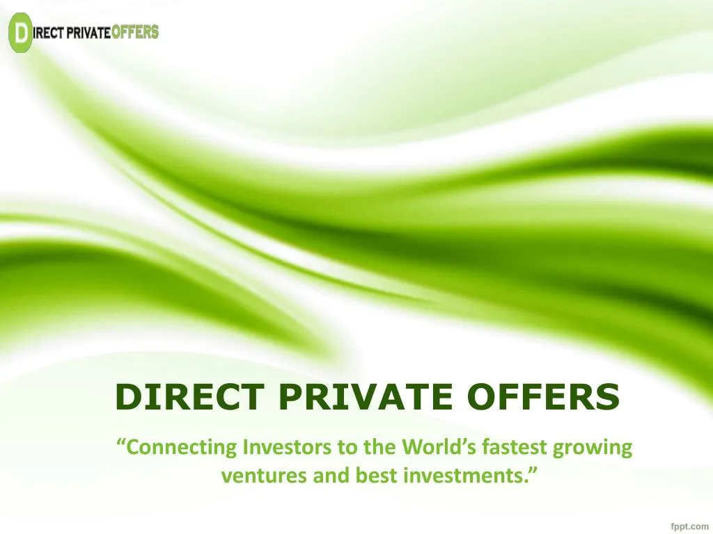 direct private offers