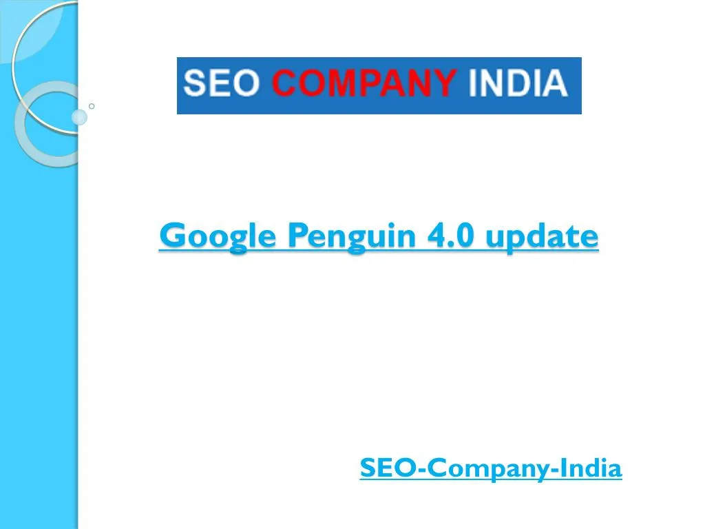 google penguin 4 0 update
