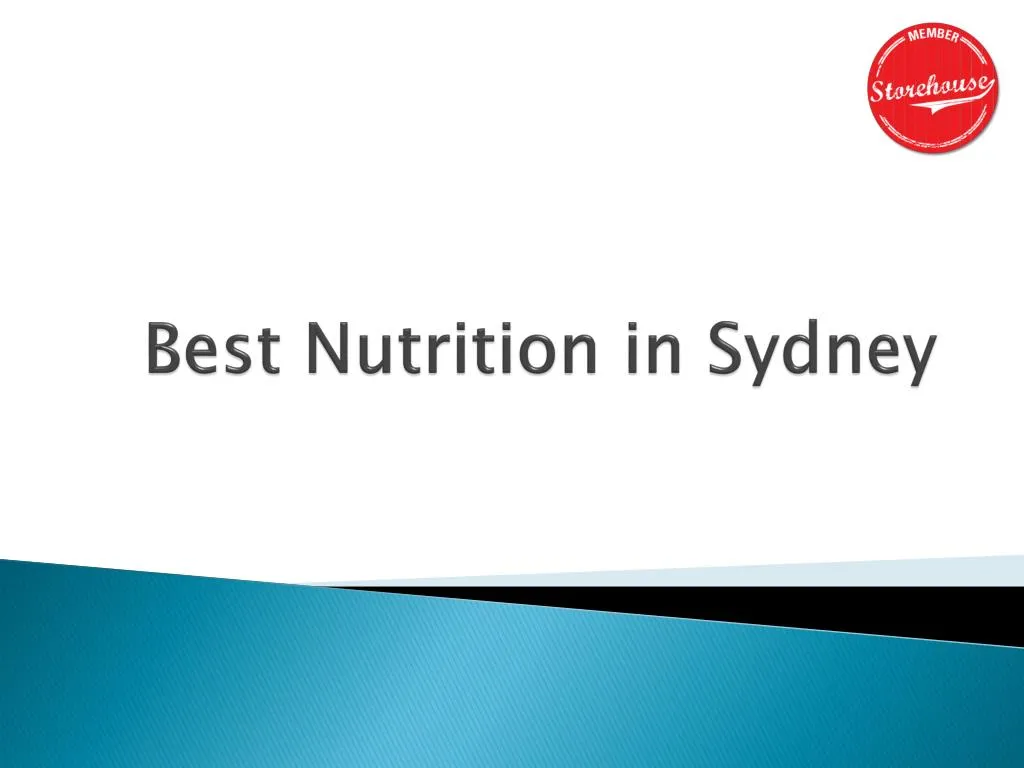 best nutrition in sydney