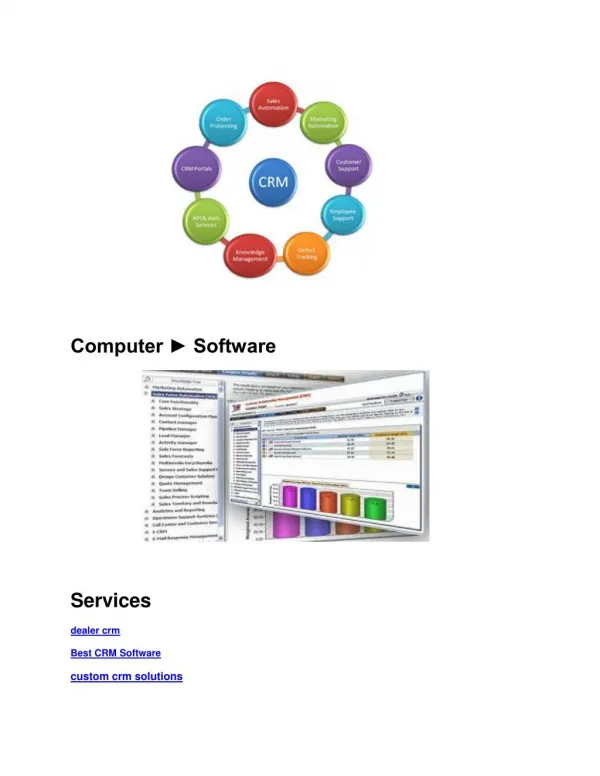 web based custom Best CRM Software solutions online lead management