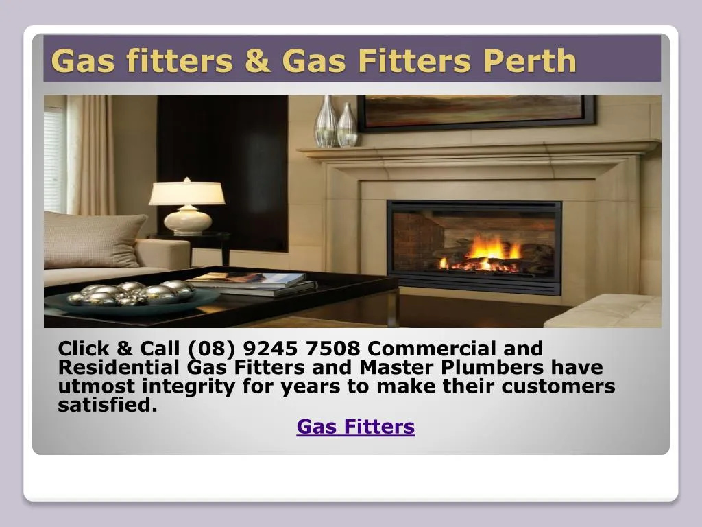 gas fitters gas fitters perth