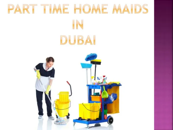 Part Time Home Maids in Dubai