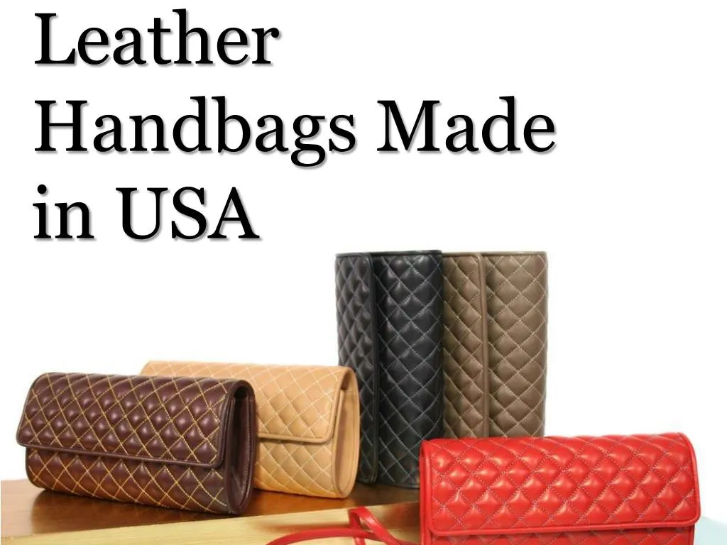 leather handbags made in usa