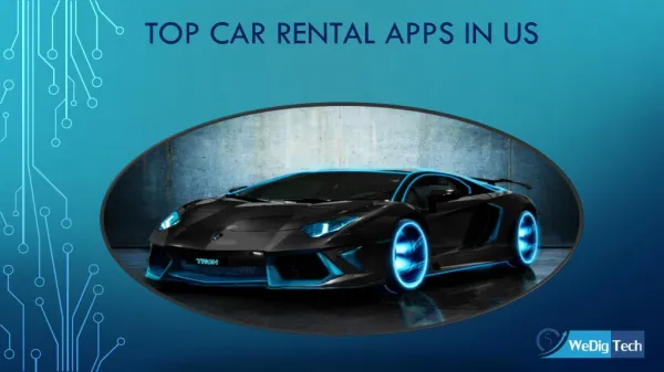 Top Car Rental Apps In US