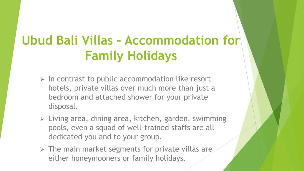 ubud bali villas accommodation for family holidays