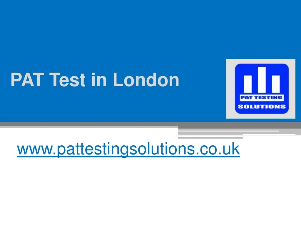 pat test in london