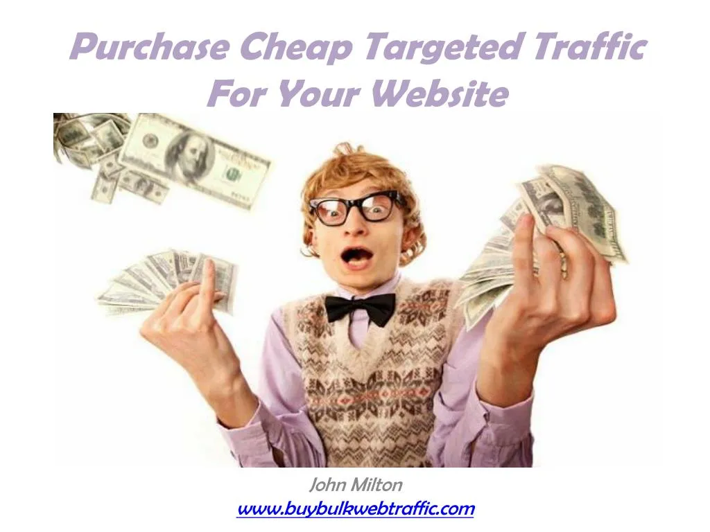 purchase cheap targeted traffic for your website