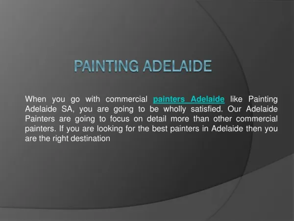 Best Painting Adelaide Services