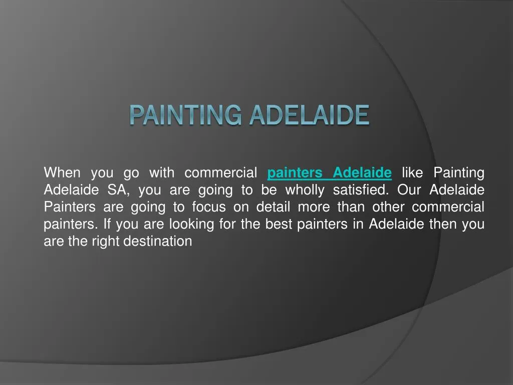 painting adelaide