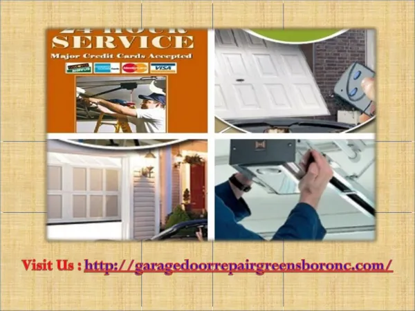Garage Door Repair Specialists in Greensboro