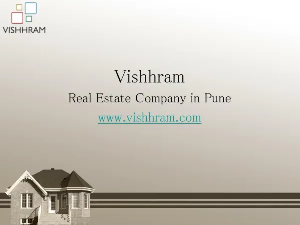 Vishhram- Best New Residential Projects in Pune