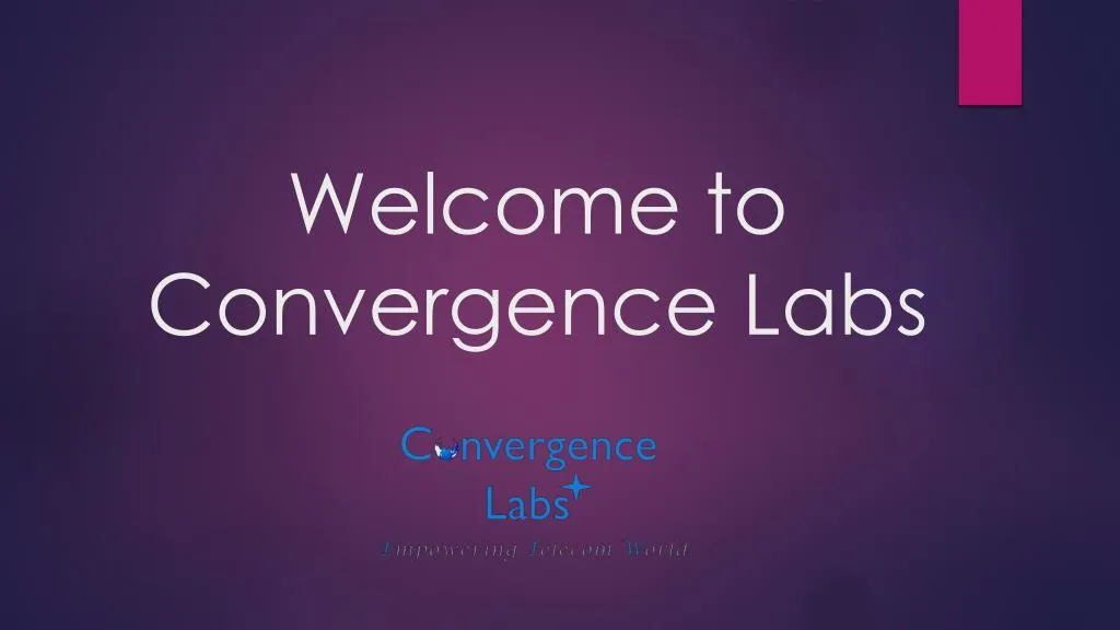 welcome to convergence labs