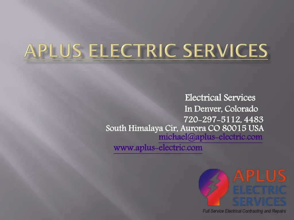 aplus electric services