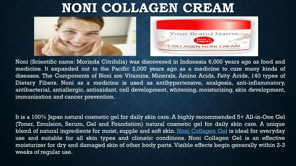 noni collagen cream