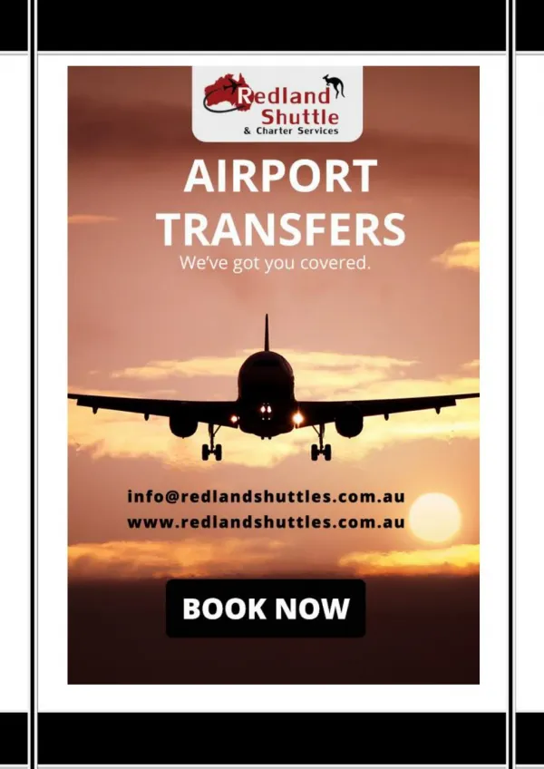Airport Transfer Service Sydney - Redland Shuttle Service