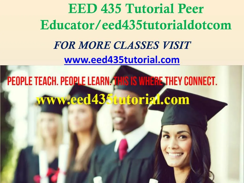 eed 435 tutorial peer educator eed435tutorialdotcom