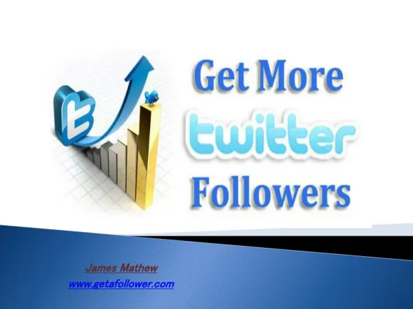 Get More Twitter Followers At Low Cost