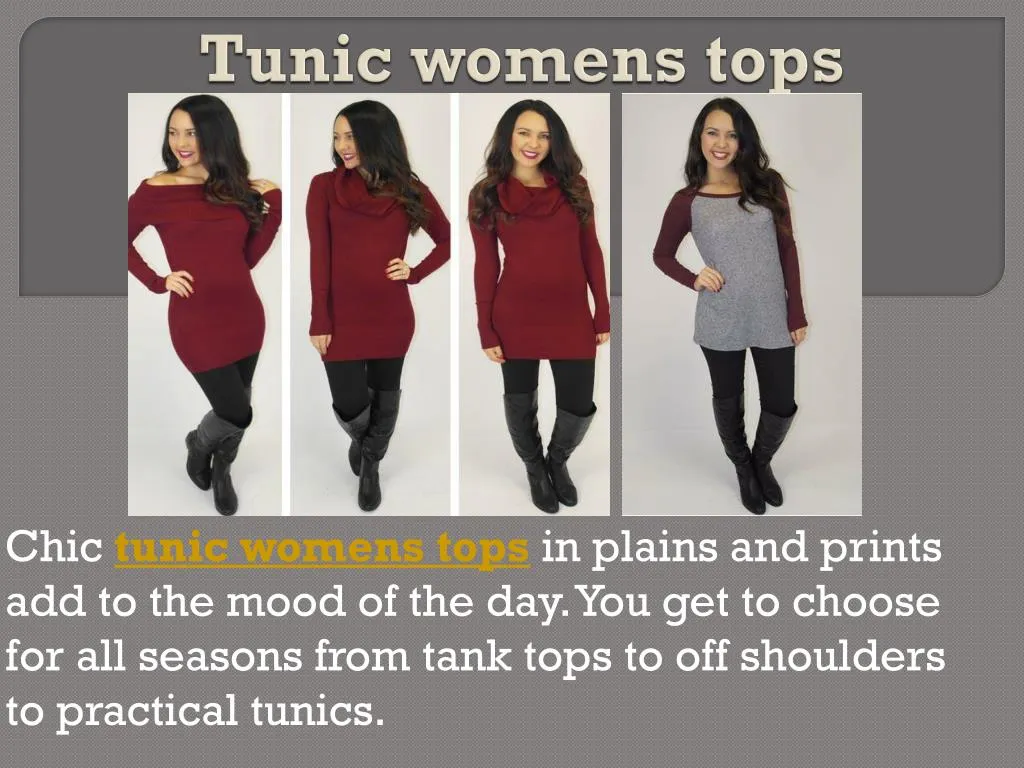 tunic womens tops