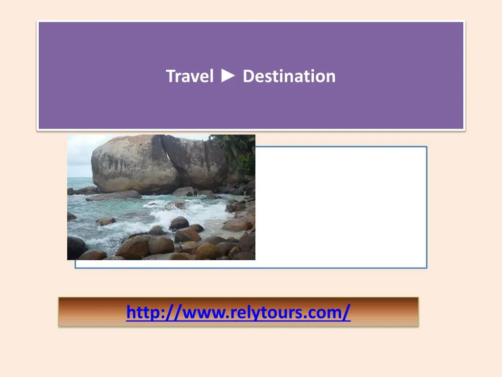 travel destination