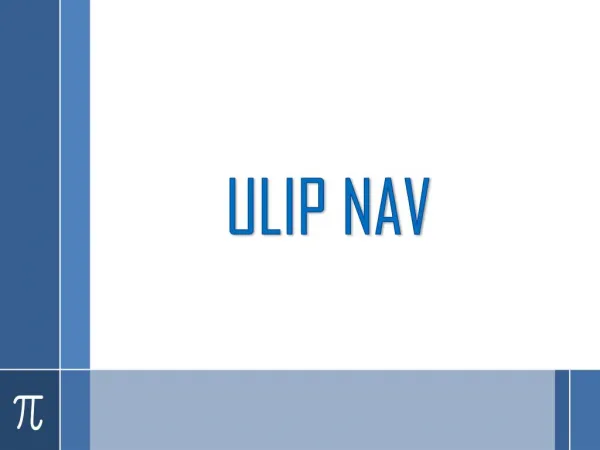 Insurance products with an innovative touch - ULIP NAV