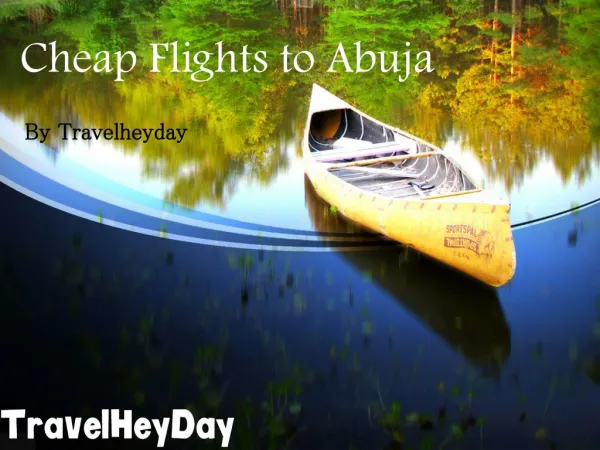 Cheap Flight to Abuja