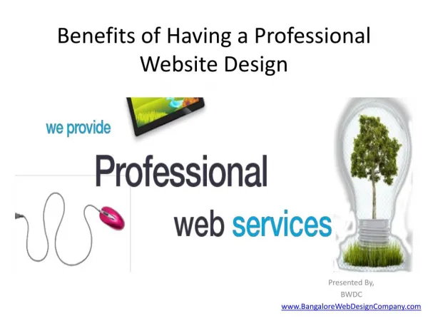 Benefits of Having a Professional Website Design
