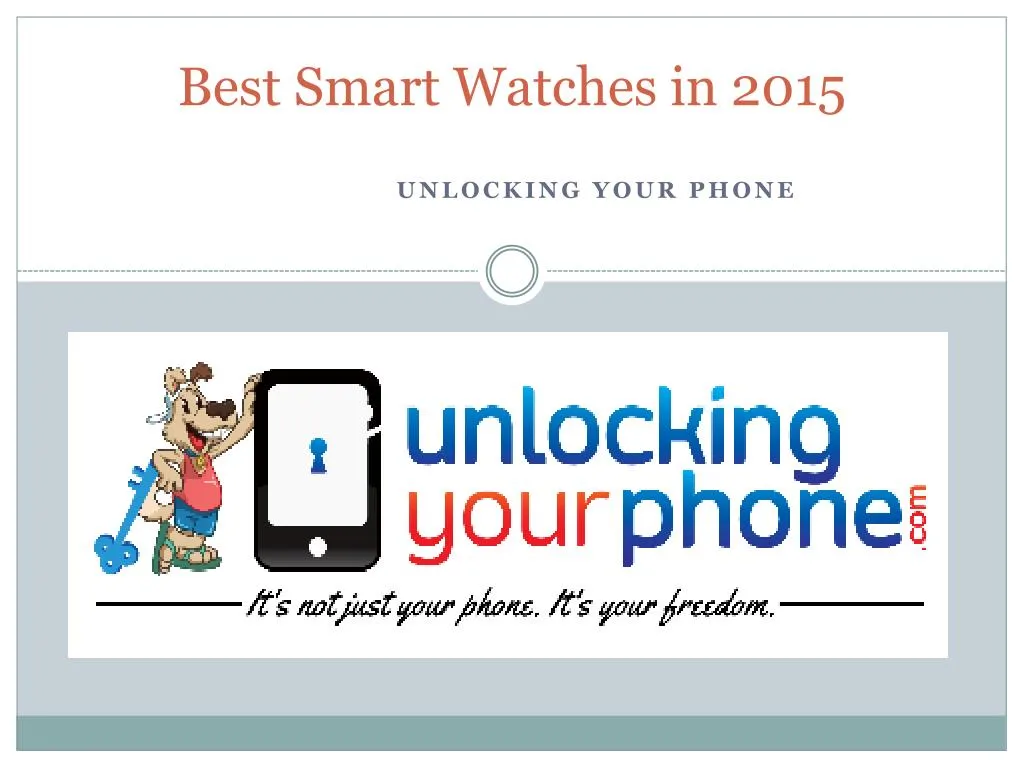 best smart watches in 2015