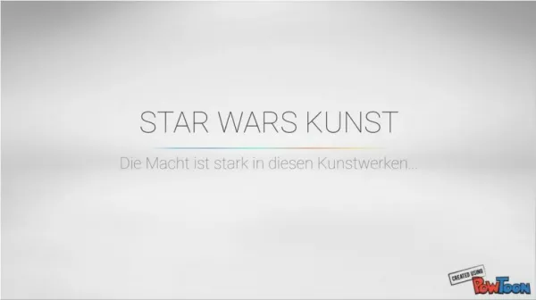 Star Wars Kunst - Die Macht ist stark in diesen Kunstwerken