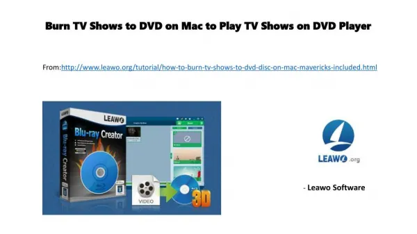 Burn tv shows to dvd on mac to play tv shows on dvd player