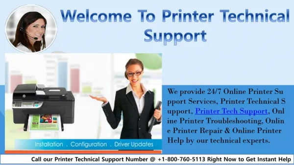 Welcome To Printer Technical Support