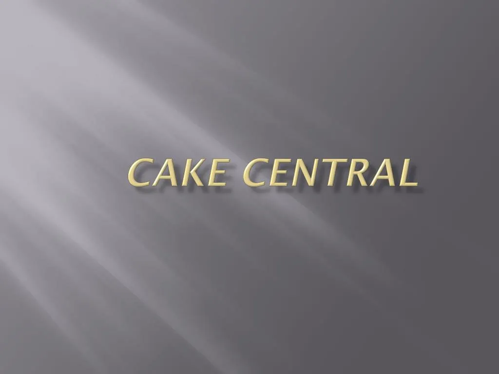 cake central