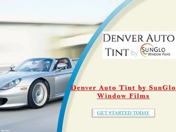 Sunglo Window Tinting & Clearbras Boulder Co
