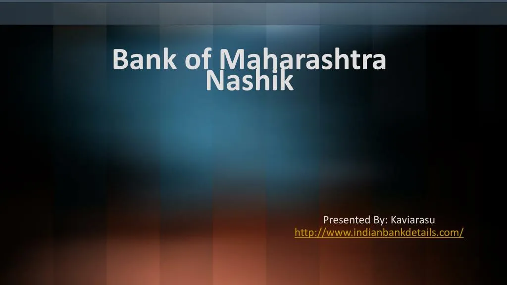 bank of maharashtra nashik