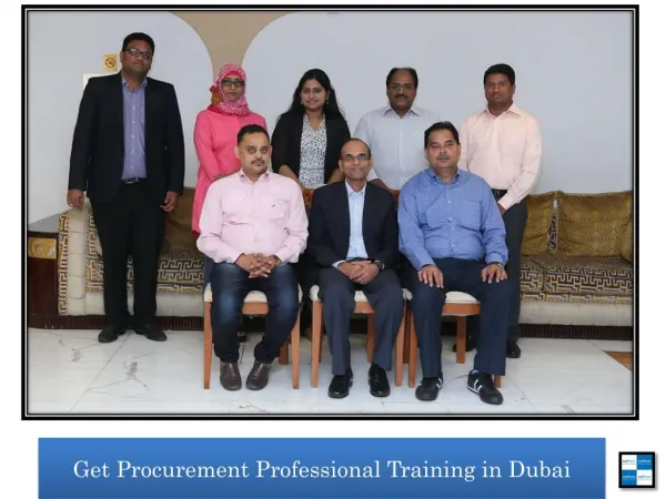 Get Procurement Professional Training in Dubai