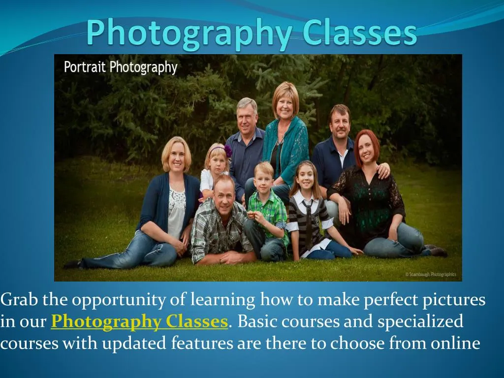 photography classes